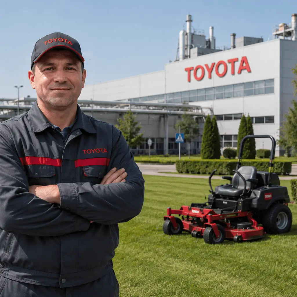Прибиральник на завод Toyota