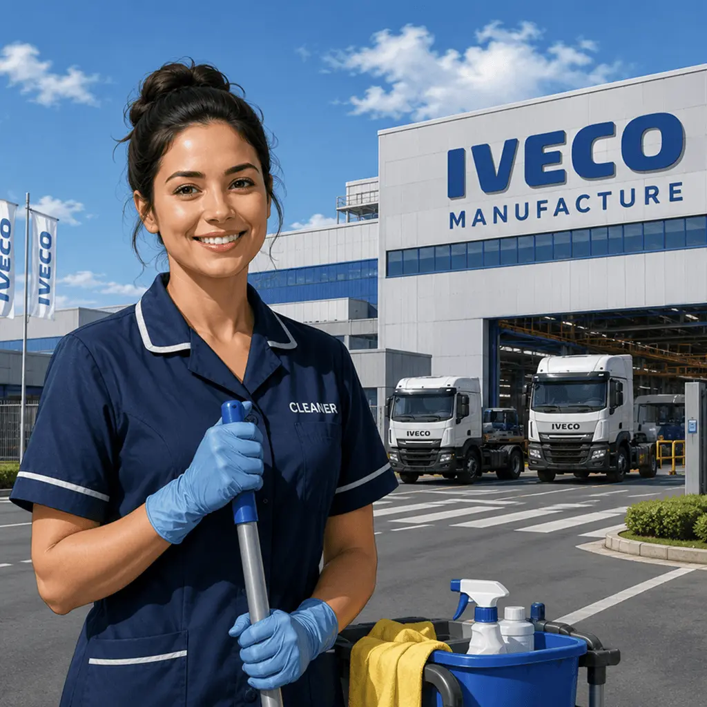 Потрібні прибиральниці на завод IVECO